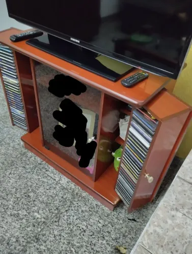 Rack TVs porta CDs