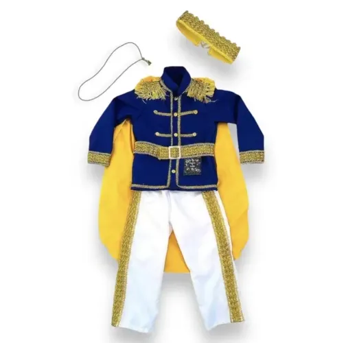 Fantasia Menino Infantil Principe Encantado Luxo
