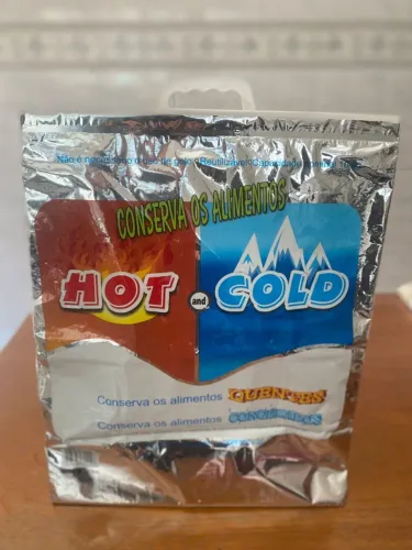 Bolsa Sacola Térmica Quente e Frio - alimentos quentes ou congelados 