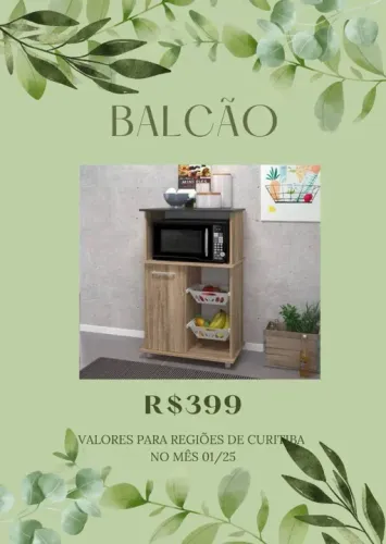 Promoção Balcao com Fruteira - 17/01/25