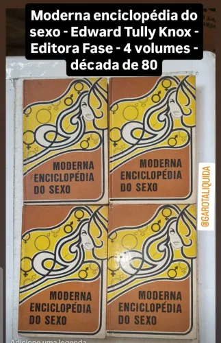 Antiguidade livro Enciclopédia moderna do s E x o