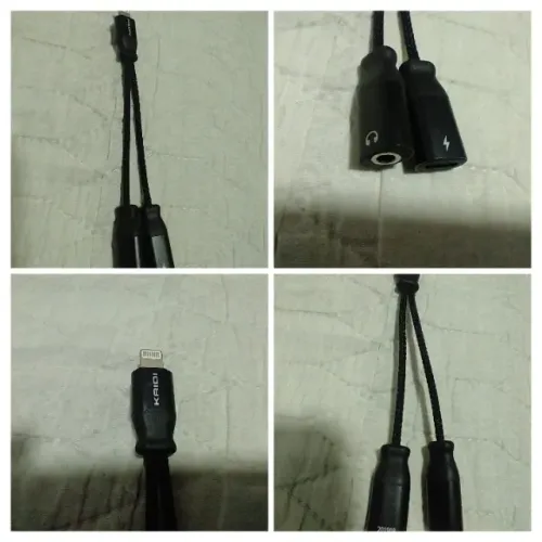 Adaptador Lightning para P2 Fone e Lightning Kaidi