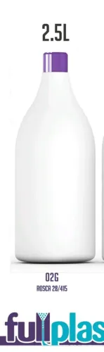 Frasco de Plástico 2.5L - Rosca 28/415 