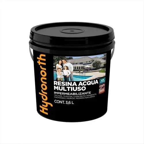 Resina Incolor Para Uso Interno E Externo Hydronorth 3,6l