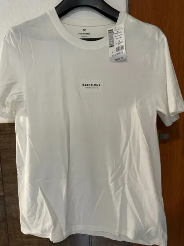 Camiseta Masculina Barcelona Hering Tamanho M (Nova)