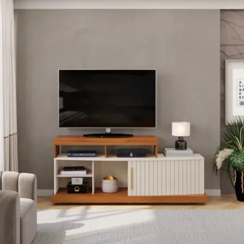 RACK COM RODINHAS PARA TV'S ATÉ 47"