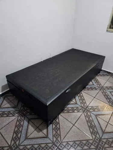 Base Box Baú Solteiro Suedi ou courino - Frete grátis alguns bairros