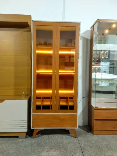 Cristaleira LED FRETE GRÁTIS BH + MONTAGEM 100% MDF