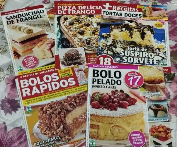 5 revistas de culinaria Guia da Cozinha (Lote13)