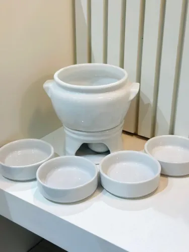 2 Fondues de Porcelana