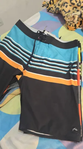 Shorts Volcom Listrado Masculino