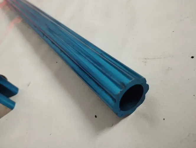 Canote e Abraçadeira Caloi Cross Extra Light Anodizado Azul Novo