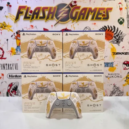 Controle PS5 Dualsense Edição Limitada Ghost Of Yotei