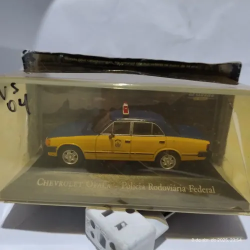 Miniatura Chevrolet Opala Polícia Rodoviária Federal