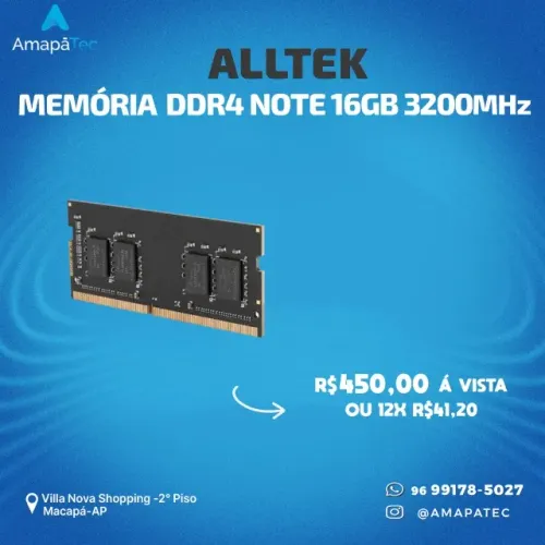 Memoria Ram 16gb Ddr4 3200mhz Alltek
