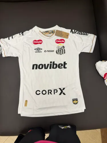 camisa santos branca