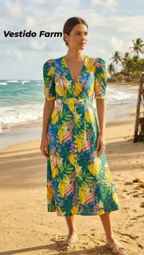 Vestido FARM Original Novo Com Etiqueta