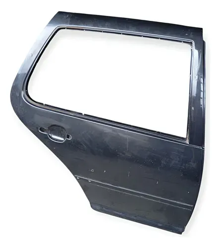 Porta Preta Traseira Direita Vw Golf 1999 2013 Traseira Direita Preto