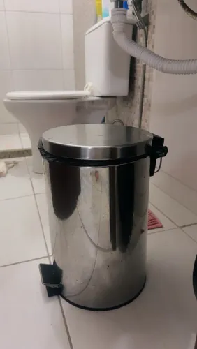 Lixeira 12L de inox Ferreira Costa