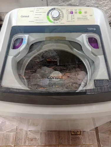 lavadora Consul 16 kilos funcionando perfeitamente