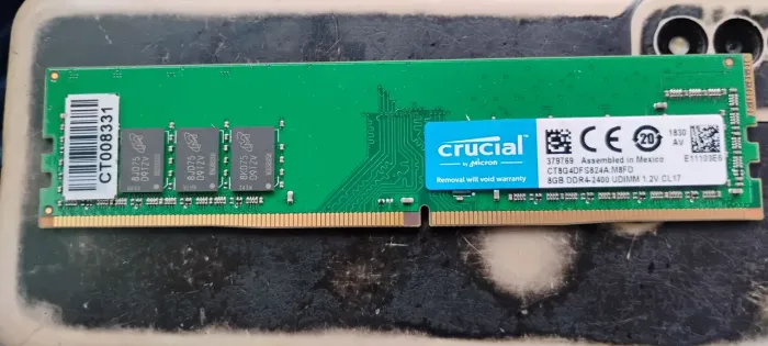 Memória DDR4 8gb Crucial