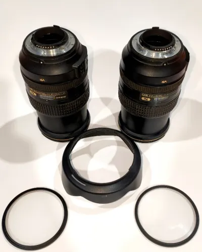 DUAS LENTES NIKON 24-120 1.4