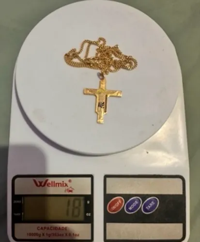 Cordão de ouro 18k 18 gramas