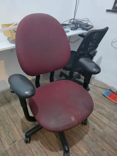 Cadeira escritório vermelha