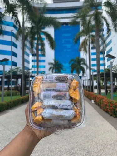 Bombons artesanal Doha cupuaçu e castanha 