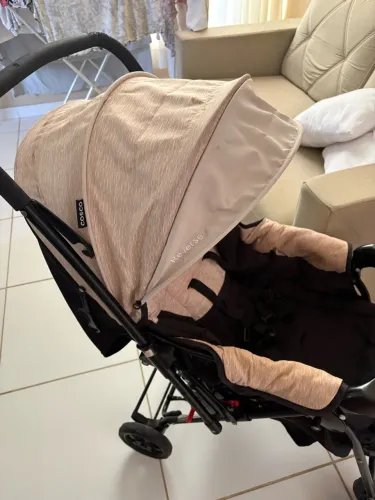Carrinho de Bebê com Bebê Conforto Cosco Kids - Travel System Reverse 0 a 15kg
