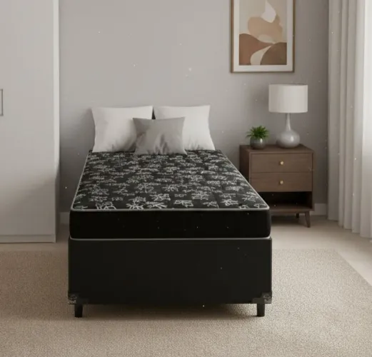 Base com colchão de solteiro D20 em estoque 