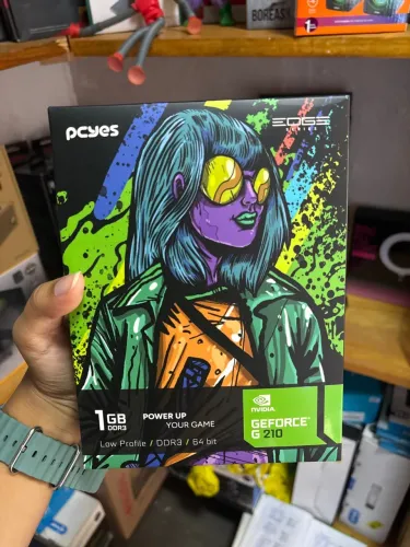 Placa de Vídeo PCYES 1GB DDR3 64BIT - Geforce G210- NVIDIA