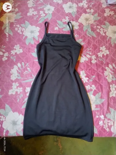 Vestido tubinho curto preto P/M