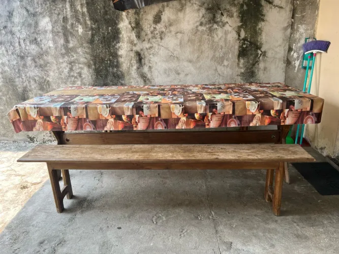 Mesa madeira 3mt