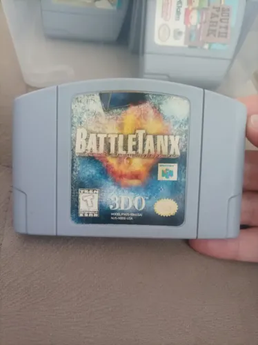 Jogo original N64 BattleTanx labels originais (Envio OLX PAY)