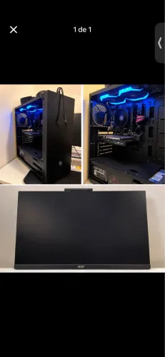 Pc gamer, acompanha monitor 