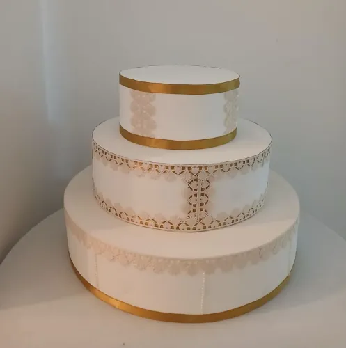 Bolo fake casamento
