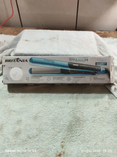 Prancha Titanium blue