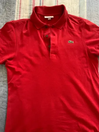 Camisa polo Lacoste original vermelha usada M