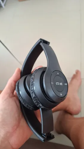 Fone MP3 Bluetooth e Cartão 