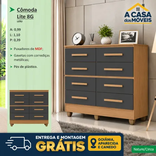 Comoda Lite 8g - Nature/cinza
