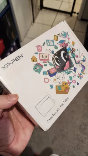 Mesa Digitalizadora Xp-Pen Deco Fun XS - Vermelha - Nova Lacrada