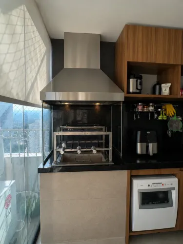 Churrasqueira de inox para varanda gourmet