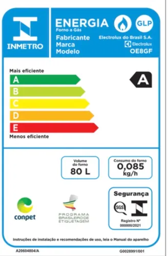 Forno eletrolux 80 lt