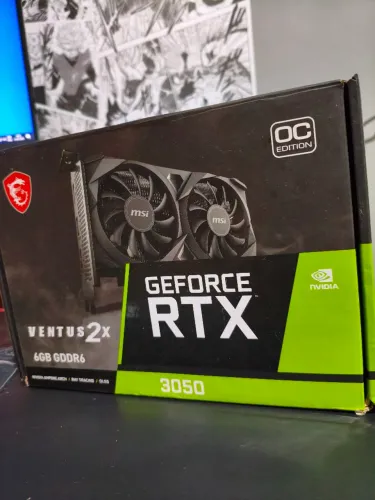 RTX 3050 6GB MSI NOVINHA. VENDO OU TROCO