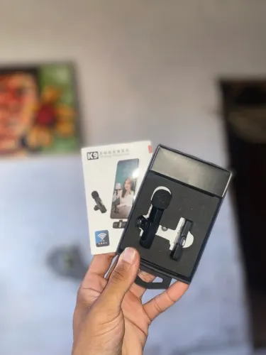 Microfone Sem Fios K9 para Telemóvel - Novo na Caixa