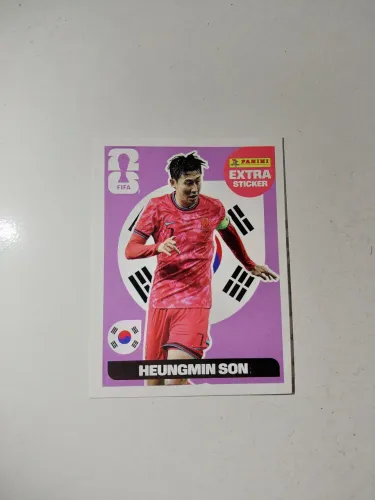 Figurinha extra Sticker 2026 - Heungmin Son