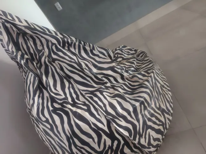 Puff gigante zebra