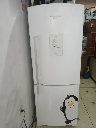 Geladeira Brastemp ative inversa grande branca frost free  digital dupléx 110v