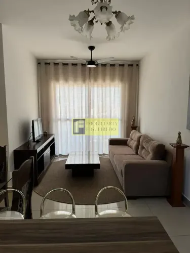Apartamento mobiliado para locação no Parque Estoril com 2 quartos, 2 banheiros e 2 vagas 